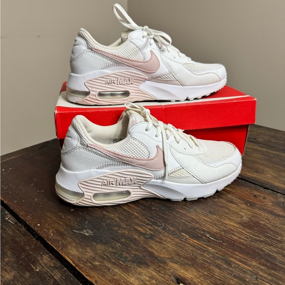 Nike Shoes - Nike Women's White and Light Pink Sneakers